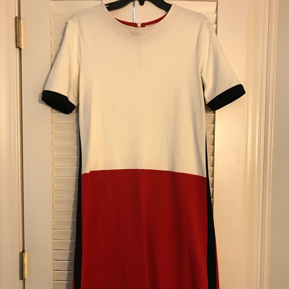 Joan Vass color block dress
